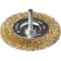 Brush Brush bison 3520-075_z02, disk, twisted, brass, steel, 0.3 mm, 75 mm 954524