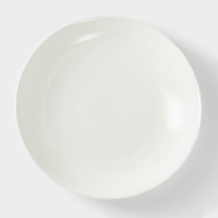 Porcelain deep porcelain Wilmax olivia, 900 ml, D = 23 cm, white color-1