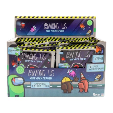 Figure on Among us hinges, with accessories, mix-2