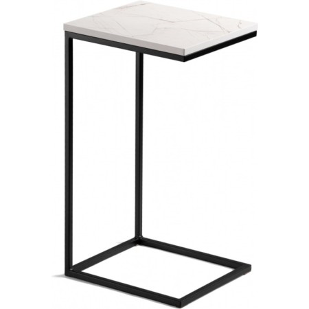 Coffee table Hercules Onyx metal, black 30x34x62 cm