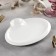 Porcelain dish with a saucechik Wilmax Teona, D = 20 cm, white color