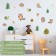 Interior color sticker "Filin in the forest" 50x70 cm