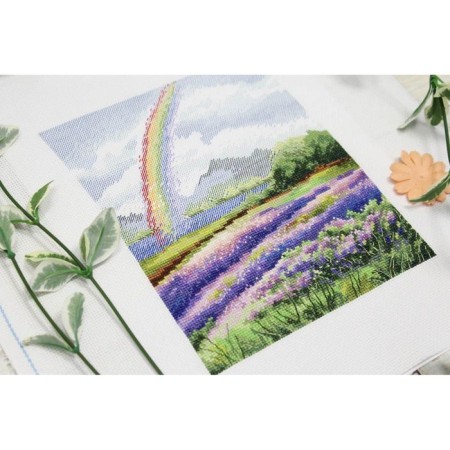 Set for embroidery "after rain" 20 × 16 cm-2