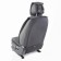 Front seats Car Performance, 2 pcs, alcantara, black-beige