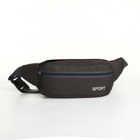 Board belt on lightning, 2 external pockets, color gray color-2