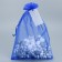Big a gift organza Blue "Congratulations", with a nameplate, 20 x 30 cm +/- 1.5 cm