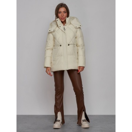 Winter jacket, size 46, beige color