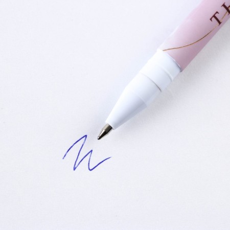 Handle Blue Blue Paste 0.7 mm with a cap “You are perfect” plastic software-3
