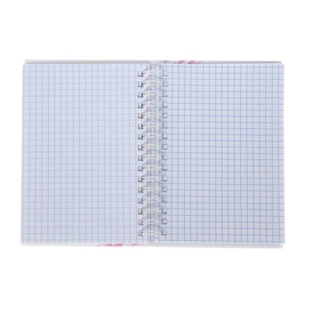 Notebook, A6, 80 sheets, in a cage, "enchanting tenderness", a solid double cover, glossy lamination, an offset block 65 g/m2-6