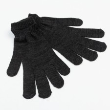 Male gloves, color dark gray melange, river 20