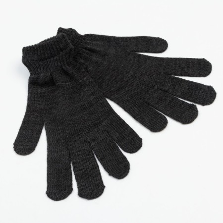 Male gloves, color dark gray melange, river 20