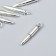 Decor for creativity Metal "bullet" silver G342B1028 3.3x0.6 cm