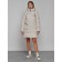 Coat insulated winter female, size 58, beige color