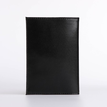 Cover for passport, black color-1