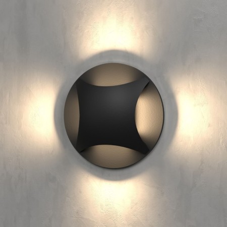 Elektrostandard, STEP 3 LED 3 W, 53X63X63 mm, IP65, black color, black-2