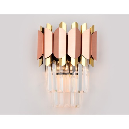 Wall lamp with crystal Ambrella Light, Traditional, Tr5294, E14, Color Pink Gold, Gold-2