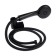 ACCOONA A71126F bath mixer, single -leaf, pour 350 mm, shower set, black