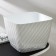 Pot for flowers with the pallet "Classic", 15 l, plastic, white color