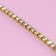 Chain with rhinestones, with holography, metal, glass, 3.5 mm, 9 ± 1 m, gold color