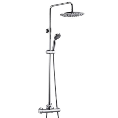 Shower system Wasserkraft A13302, tropical shower, thermostat, hand watering can, chrome