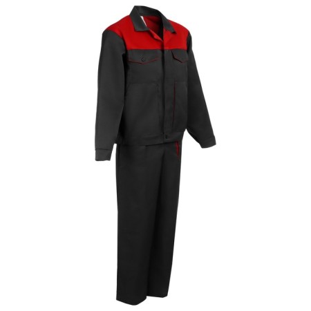 Costume No. 106, jacket + semicircus, polyeschlopian fabric, p. 48-50, height 170-176, gray/red color-1