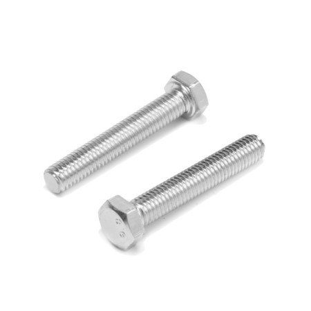 Bolt Stroybat, with a hexagonal head, galvanized, Din933, M5x30 mm, 80 pcs