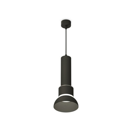 Suspended Ambrella Light, XP8111006, GX53 LED 12 W, Black Sand color, white matte