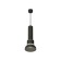 Suspended Ambrella Light, XP8111006, GX53 LED 12 W, Black Sand color, white matte