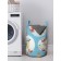 Basket for storing things "Tits on a branch", size 35x50 cm