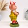 Piggy bank "Piglet with an accordion" 38x21x15cm