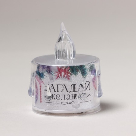 Electronic candle, mod. SV-21 "Make a desire", 5 x 3.8 cm-1