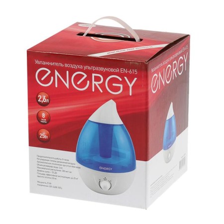 Moisturizer Energy EN-615, ultrasound, 25 W, 2.6 l, up to 25 m², white-blue-4