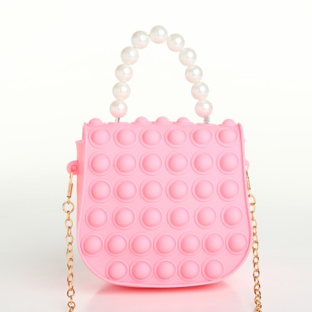 Baby bag on magnet, pink color-1