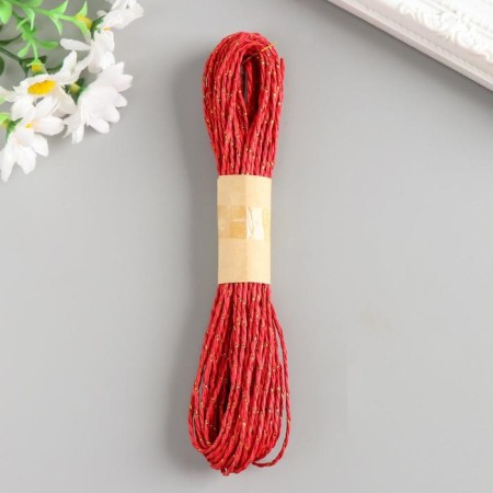 Braid decorative paper "lurex" winding 10 meters set 12 pcs mix 21x14x2 cm-2