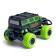 Radio -controlled jeep "graffiti", works on batteries, green color