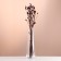 A set of dried flowers "Eringium", ban 5 pcs, length 50 (+/- 6 cm), terracotta