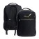 Youth backpack 40 x 28 x 16 cm, Grizzly, ergonomic back, laptop department, black