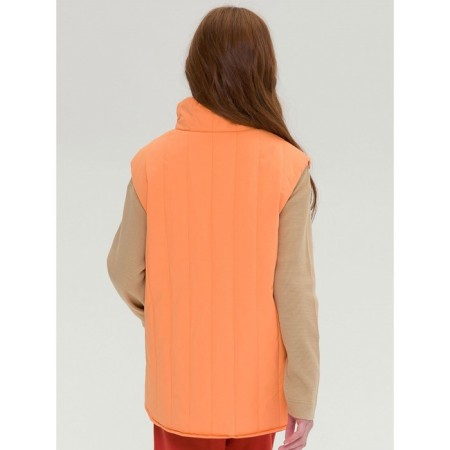Vest for girls, height 122 cm, orange color-4