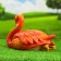 Garden figure "Flamingo Sedentary" 19x30cm