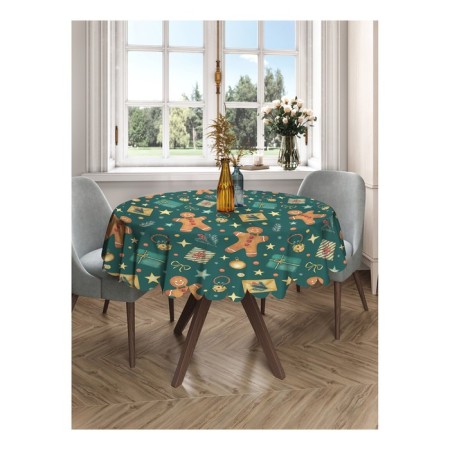 The tablecloth "Christmas mood", round, Saten, d = 150 cm-2