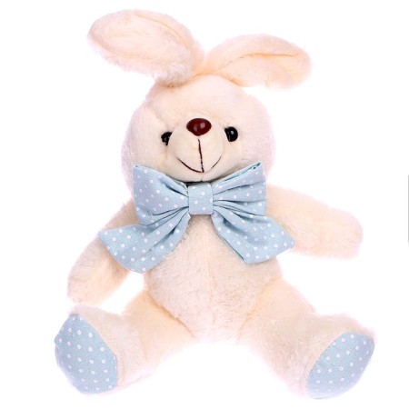 Soft toy "Rabbit with a bow", 20 cm, color mix-2
