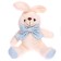 Soft toy "Rabbit with a bow", 20 cm, color mix
