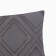 Decorative pillowcase "Ethel" rhombus 42x42 cm, gray