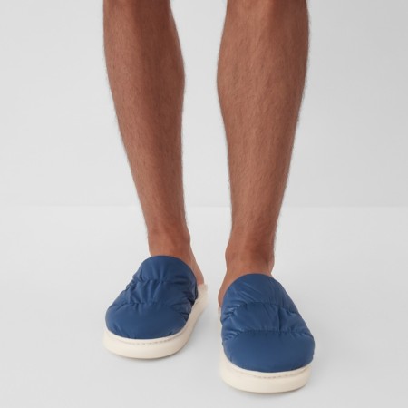 Male slippers, size 44-45, blue color-2