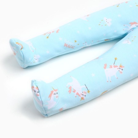 Nursery sliders, blue/unicorn color, height 68 cm-2