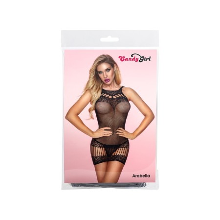 Candy Girl Arabella: Dress Set, Thong, OS size, Black color-3