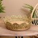Vase wicker, from bamboo 40x40x10 cm