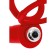 Double penetration Penet Black & Red toyfa, 19 cm, silicone, red