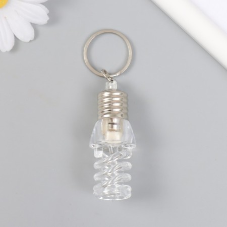 Light light on the ring "Spiral transparent lamp" flashes 2x2x7cm