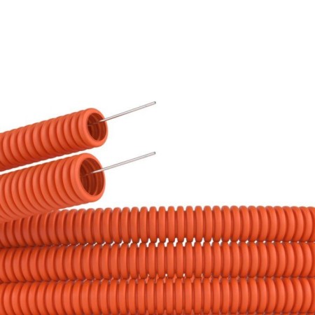 The pipe KC 71520 PND is corrugated, flexible, heavy, D = 20 mm, UP 100m